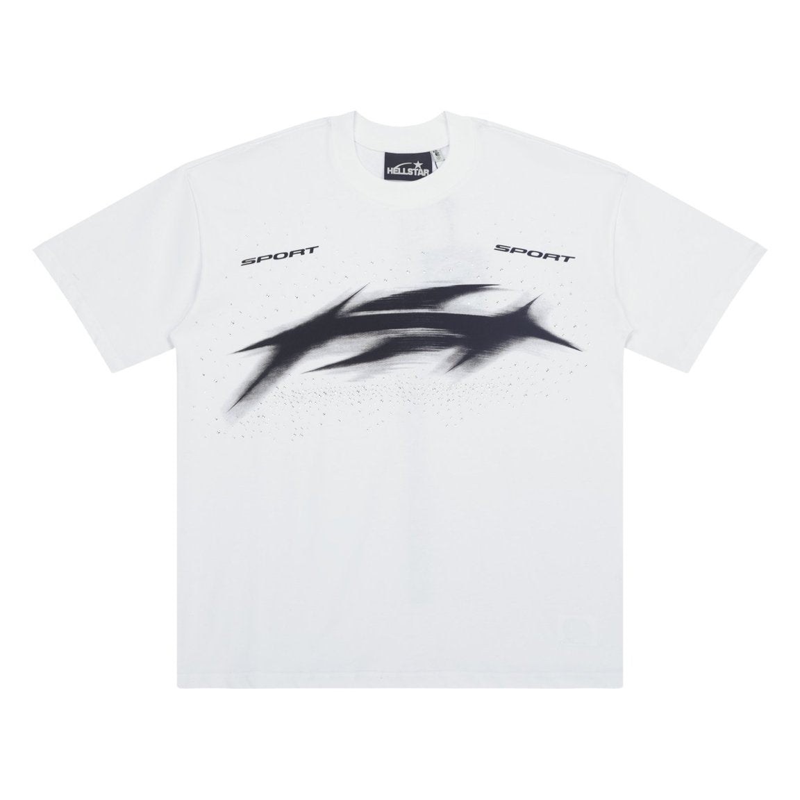 Hellstar Sport Blur Arrow White Tee