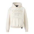 Pearl GOOD Embroidery Beige Hoodie