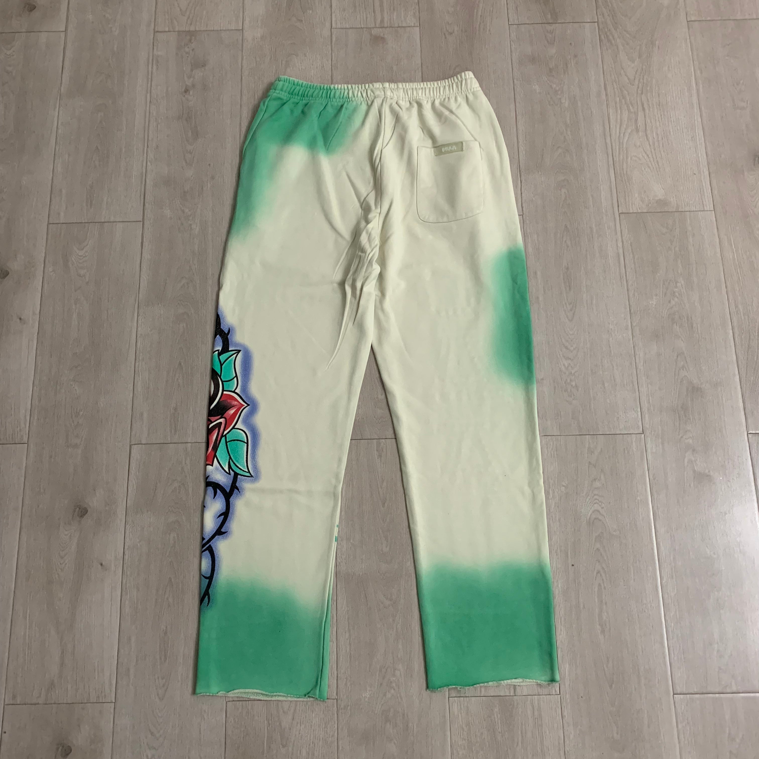 DUAA Gradient Monster Rose Graphic Sweatpants