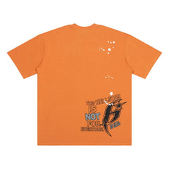 Hellstar Camo Star Blade Orange Vintage Tee