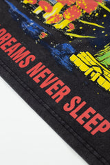 Valley Dreams Statue Of Liberty Vintage Washed Double Sided Graphic Tee