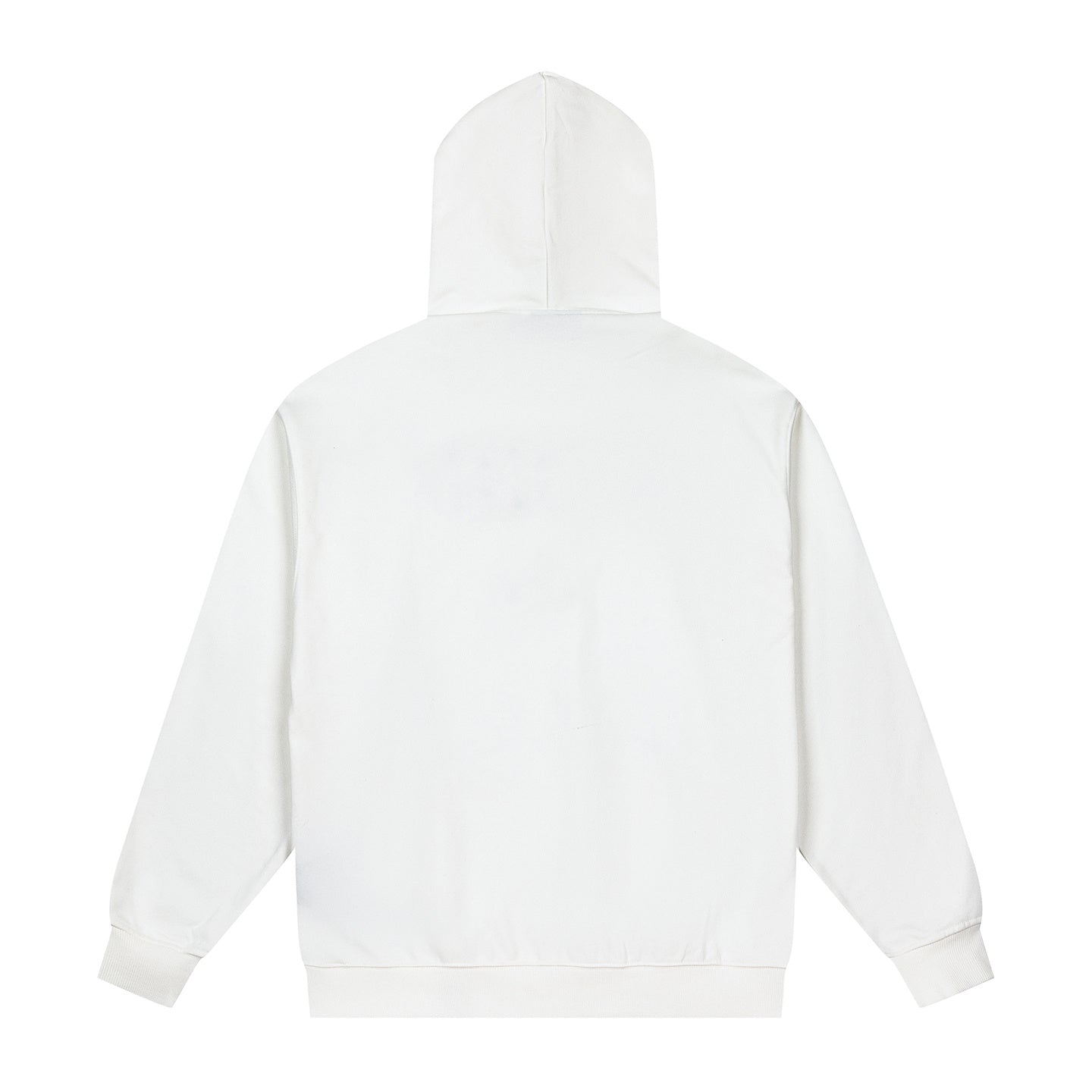 GOOD Color Rhinestone White Hoodie