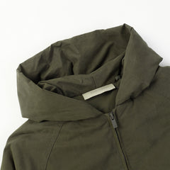 ESSENTIALS Fear Of God Olive Hooded Windbreaker Jacket