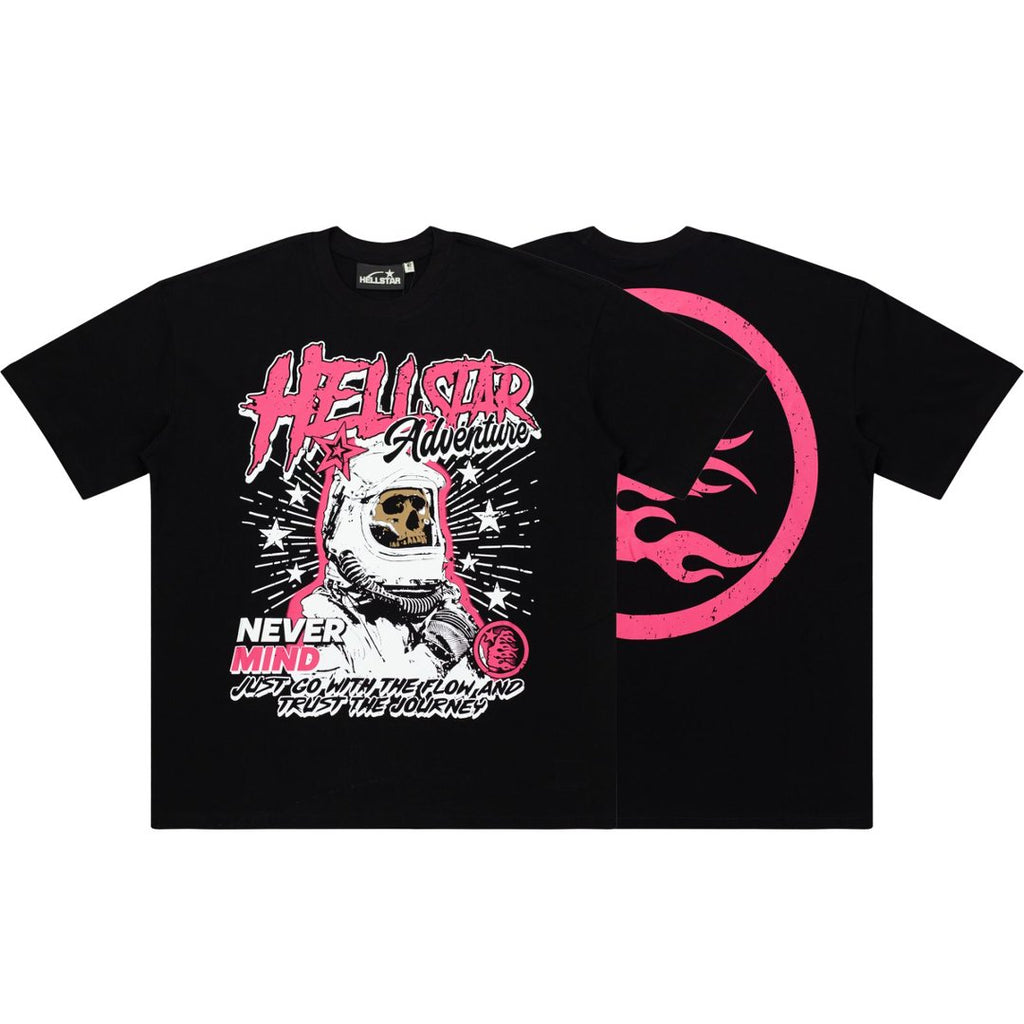 Hellstar Adventure Astronaut Skull Black Tee
