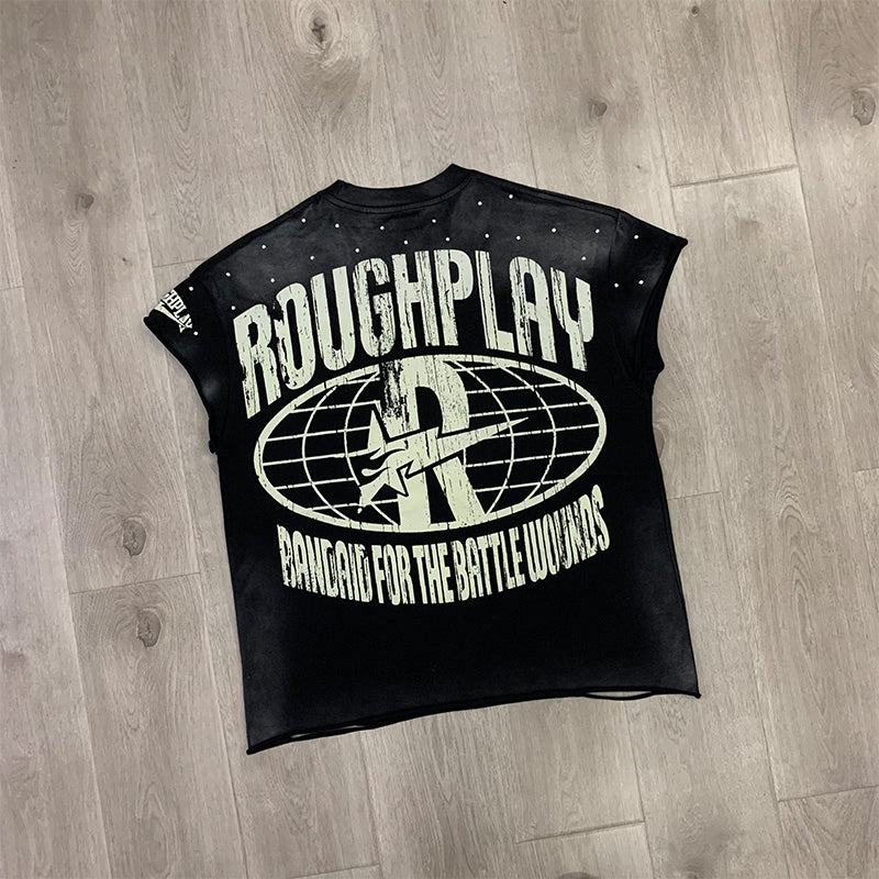 Rough Play T Shirts RoughPlay Monster CutOff Sleeves