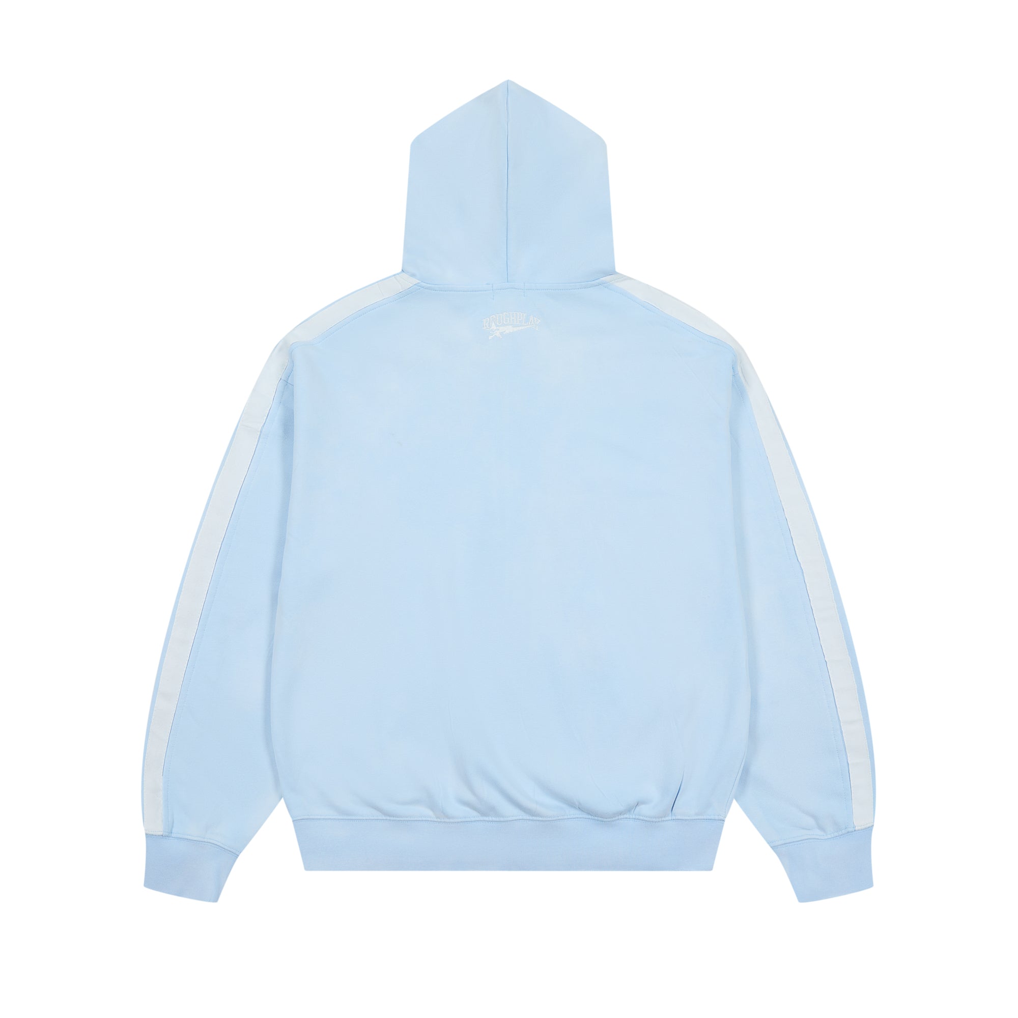 ROUGHPLAY Studded Stripe Vintage Zip-Up Hoodie