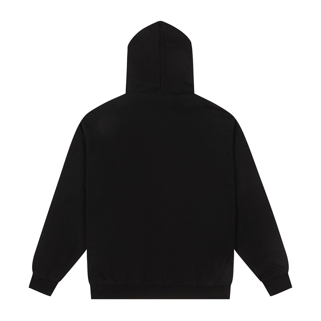 GOOD Color Rhinestone Black Hoodie
