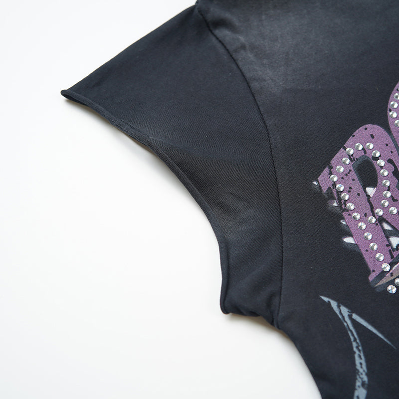 Rough Play T Shirts RoughPlay Tour Sleeveless Street Holes Diamonds