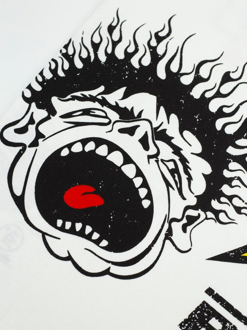 Hellstar Records Hollywood Screaming Face White Tee