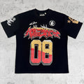 Hellstar Graffiti 08 Number Black Sports Tee