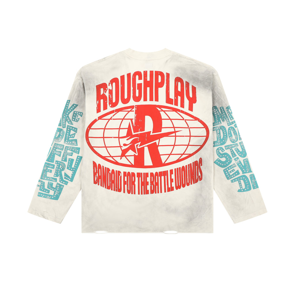 ROUGHPLAY Desert UFO Pin-up Girls Vintage Long Sleeve Tee
