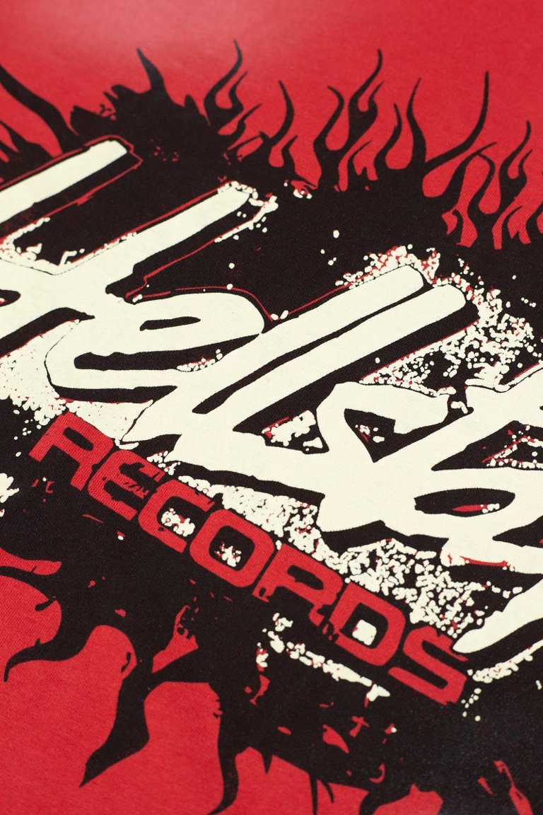 Hellstar Records Flame Burst Vintage Washed Tee