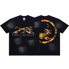 Hellstar Studios Camo Arrow Logo Vintage Tee