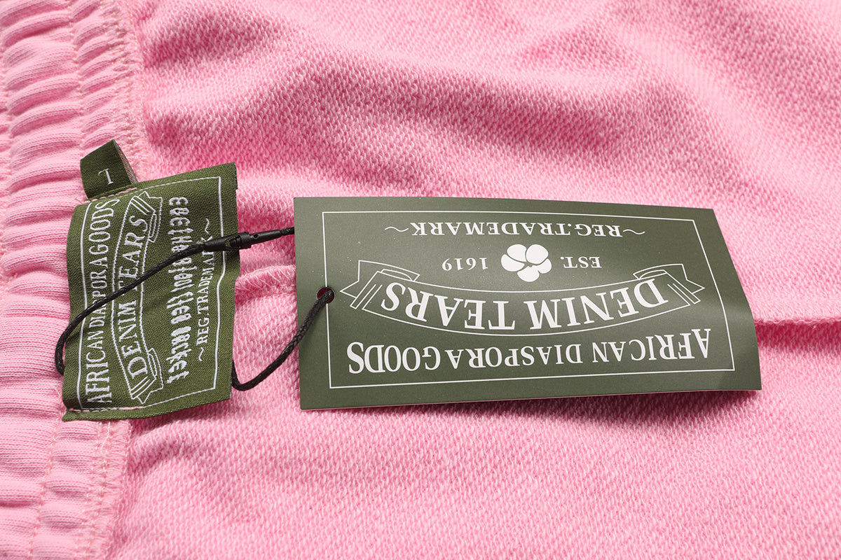Denim Tears Pink Cotton Wreath Sweat Shorts