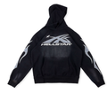 Hellstar Star Logo Vintage Washed Black Hoodie