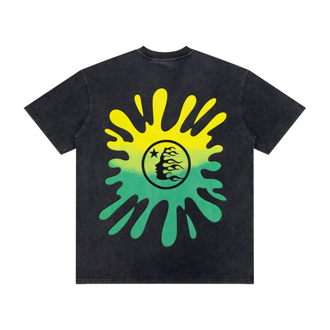 Hellstar Evil Santa Gradient Splash Double Sided Vintage Washed Tee