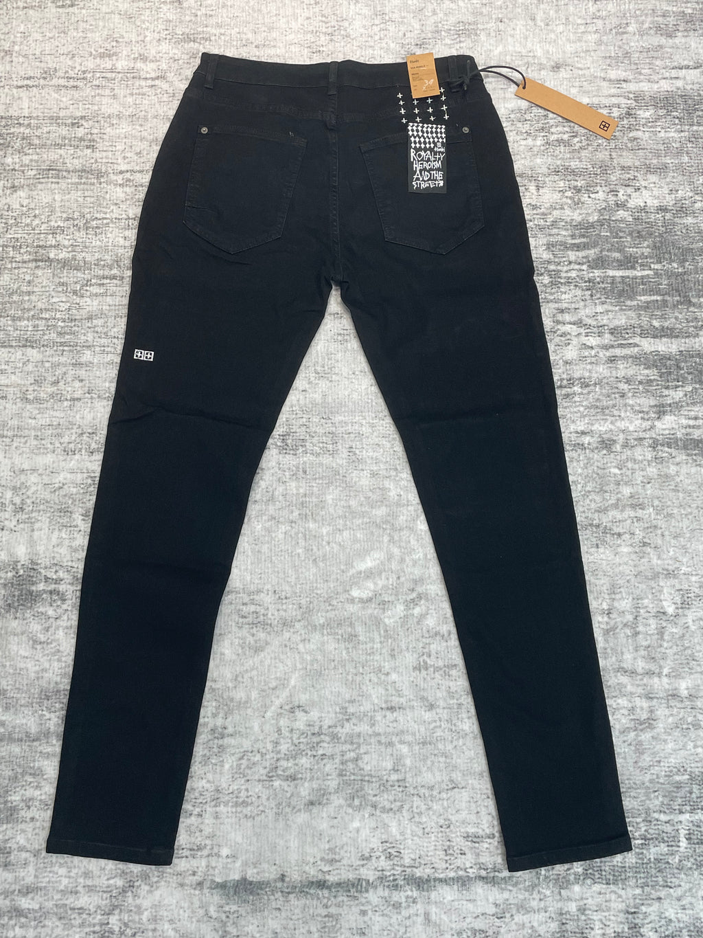 Ksubi Solid Black Slim Fit Jeans
