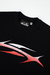 Hellstar Gradient Blade Logo Black Tee