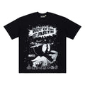 Hellstar Not Of This Earth Cartoon Black Tee