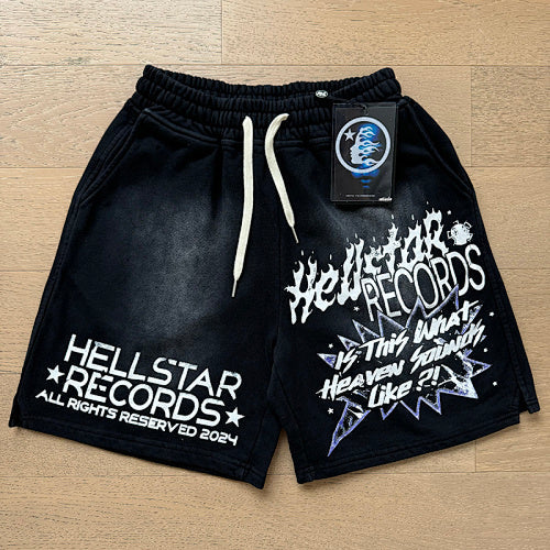 Hellstar Records Heaven Sounds Graphic Tee & Shorts Set