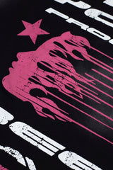 Hellstar QR Code Crucifix Figure Black Mineral Wash Tee