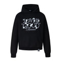 3D Rose LOVE IS GOOD Black Hoodie