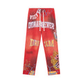 DUAA Forever Dice Flame Red Gradient Straight Sweatpants