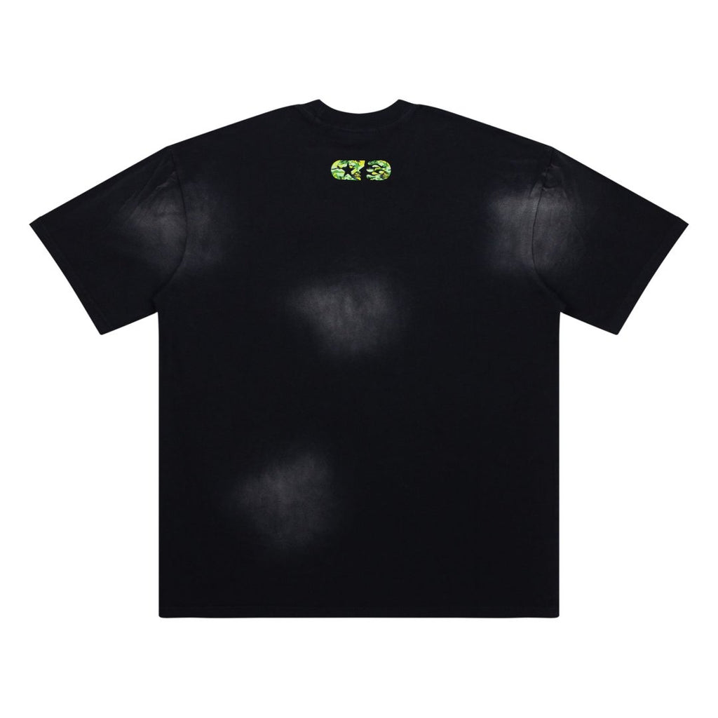Hellstar No Guts No Glory Green Camo Gradient Black Tee