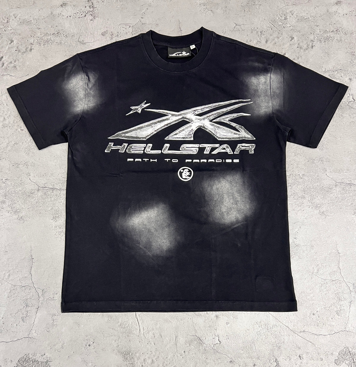 Hellstar Path To Paradise Washed Black Tee