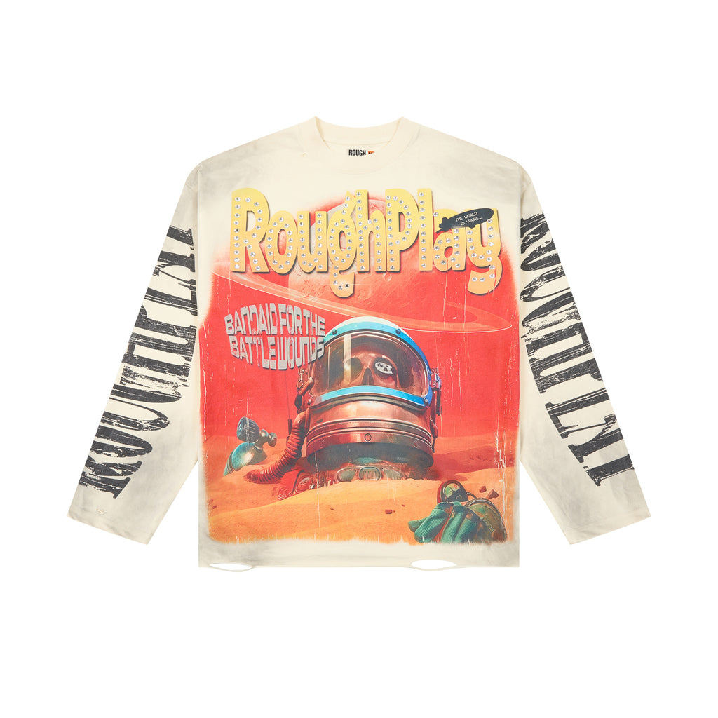 ROUGHPLAY Desert Astronaut Vintage Long Sleeve Tee