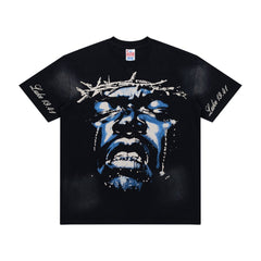 Hellstar Studios Luke 19:41 Crown Of Thorns Portrait Tee
