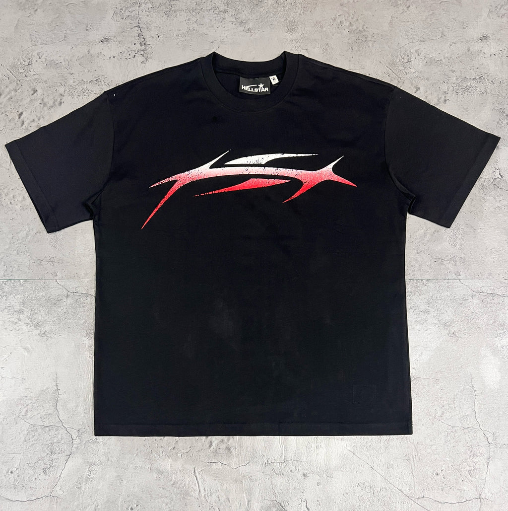 Hellstar Gradient Blade Logo Black Tee
