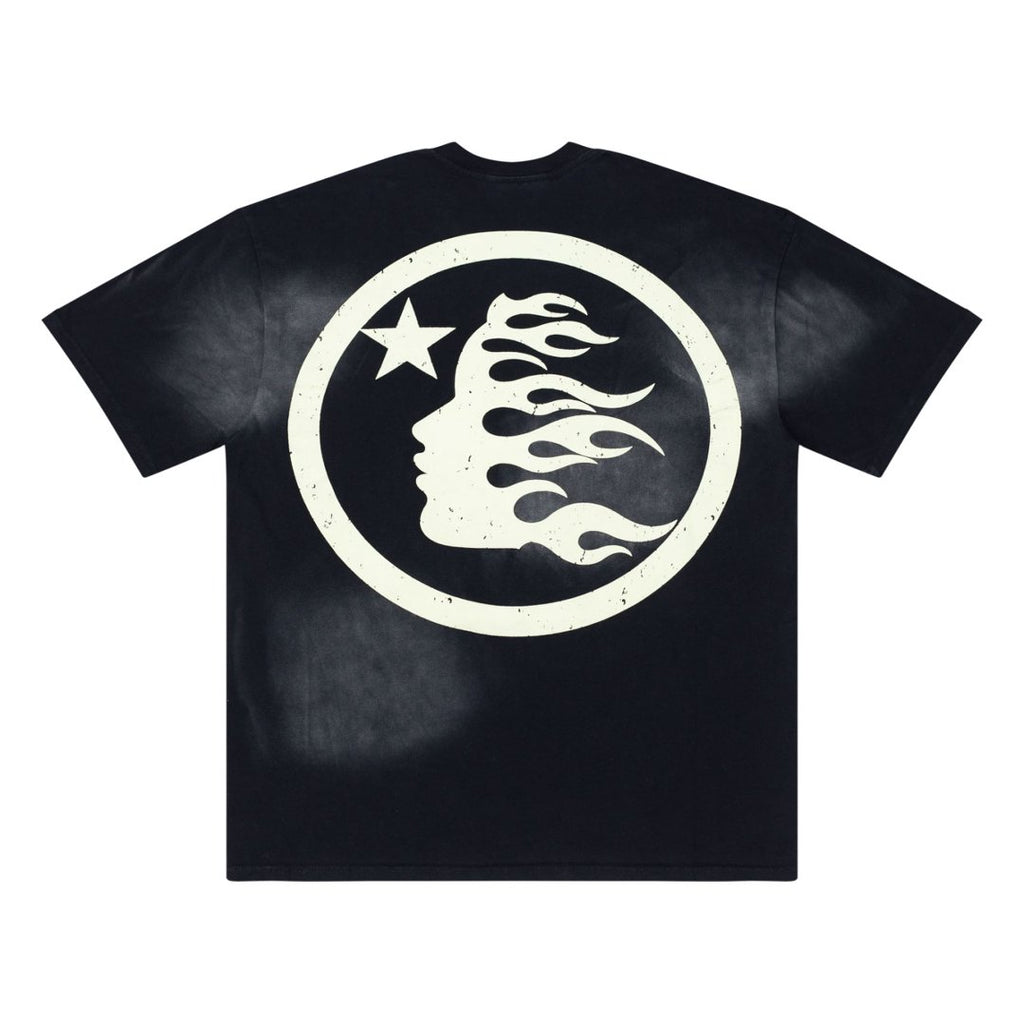 Hellstar Spear Logo Cloud Wash Black Tee