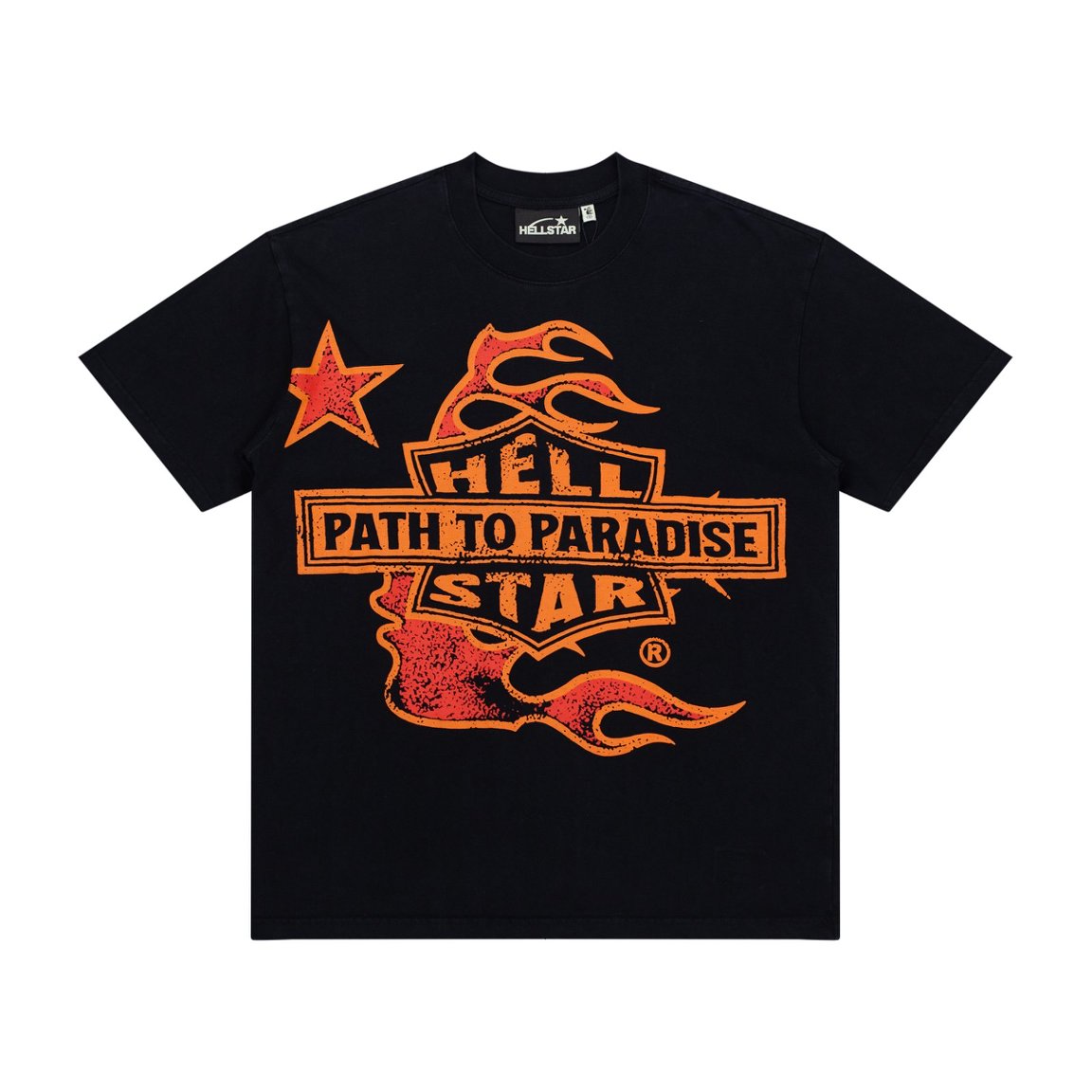 Hellstar Path To Paradise Flame Star Vintage Tee