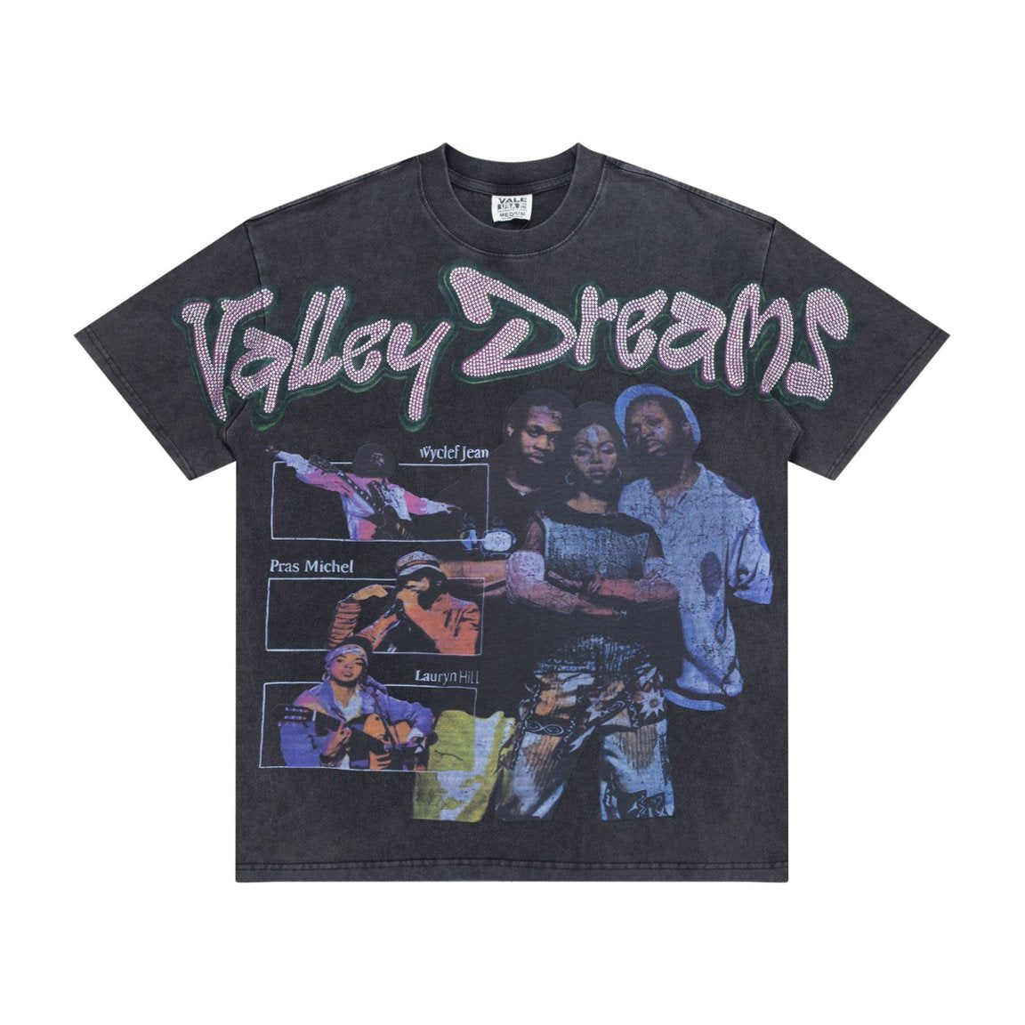 Valley Dreams Fugees Lauryn Hill Vintage Rap Portrait Washed Tee