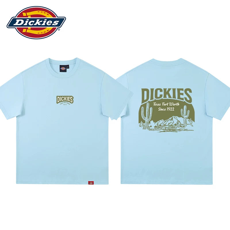 Dickies帝酷适宽松背后字母印花休闲短袖T恤男女情侣美式风格YHJ