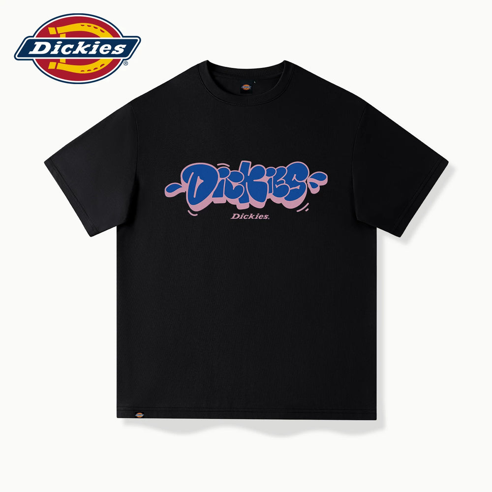 Dickies American Trendy Brand Short Sleeve T-shirt for Men, 2026 New Summer Collection, Cotton Loose and Versatile, Couple Half Sleeve A