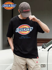 Dickies帝酷适26夏新经典大三色logo印花短袖T恤男女情侣上衣YHJ
