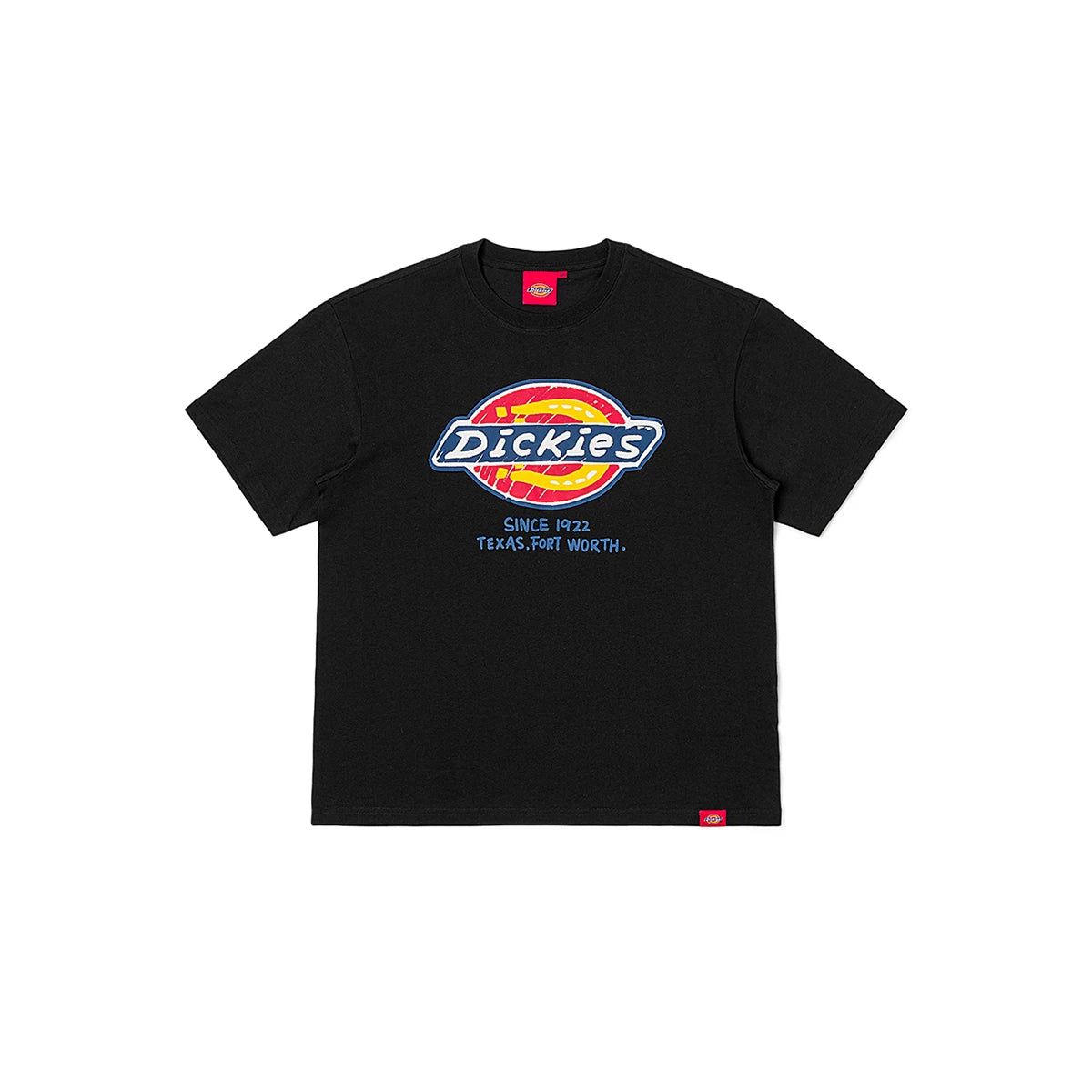 Dickies帝酷适26夏新经典大三色logo印花短袖T恤男女情侣上衣YHJ