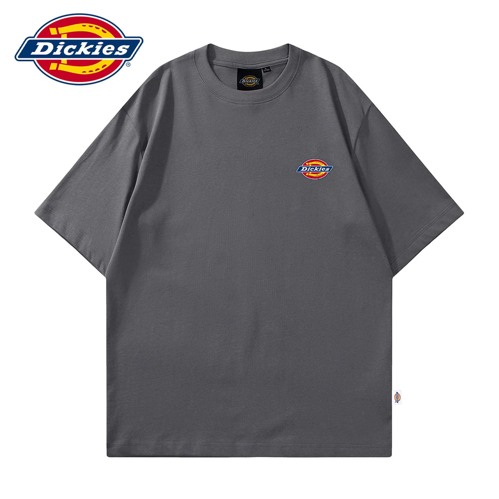 Dickies帝酷适美式印花短袖T恤薄款夏季新款男士圆领体恤五分袖Y