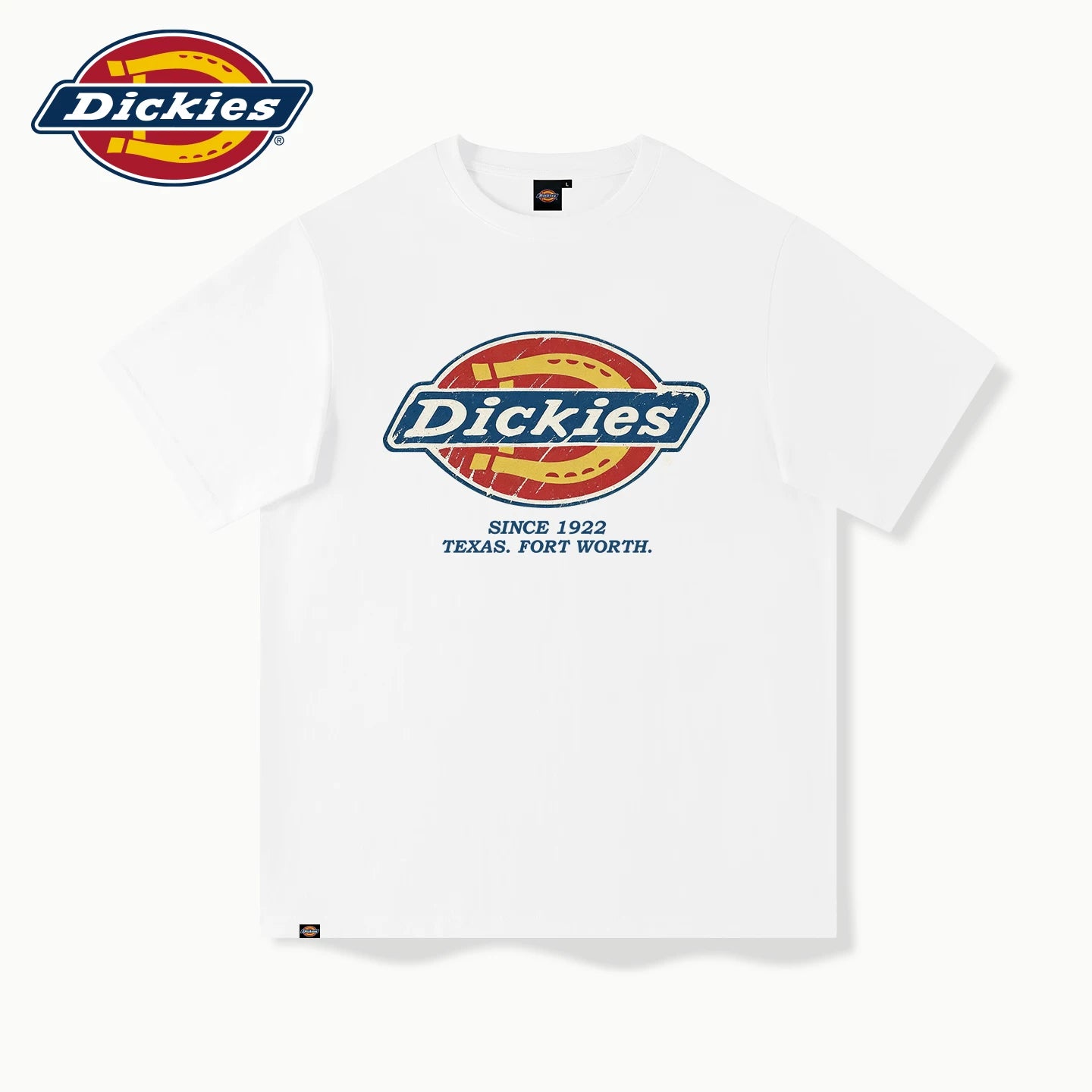 Dickies短袖男款2026新款美式复古高质量经典logo男士夏季体恤衫A