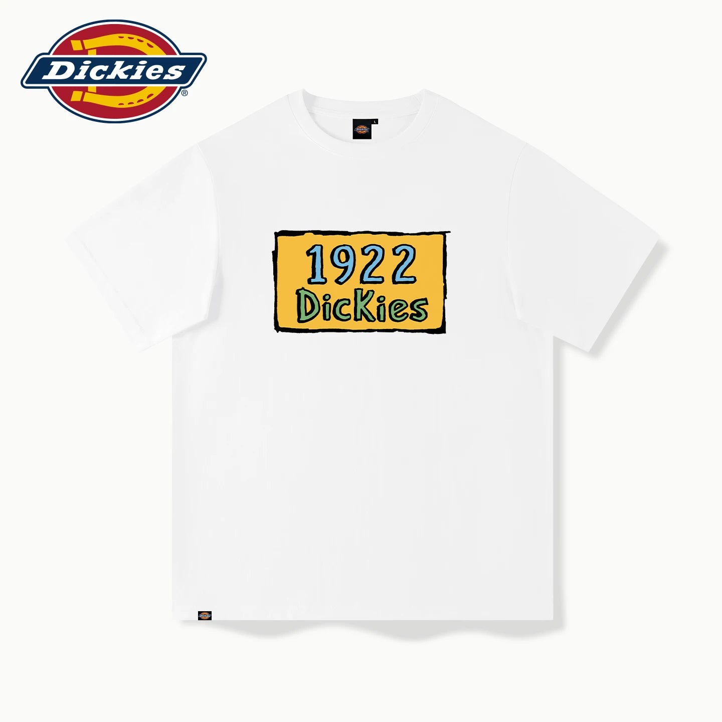 Dickies短袖男款2026新款美式复古高质量经典logo男士夏季体恤衫A