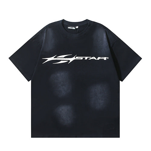 Hellstar Circle Flame Face Logo Tee & Shorts Set