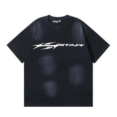 Hellstar Circle Flame Face Logo Tee & Shorts Set