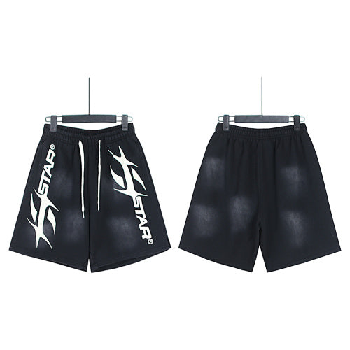 Hellstar Circle Flame Face Logo Tee & Shorts Set