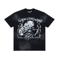 Hellstar No Evil Hear See Speak Skull Hands Vintage Washed Tee