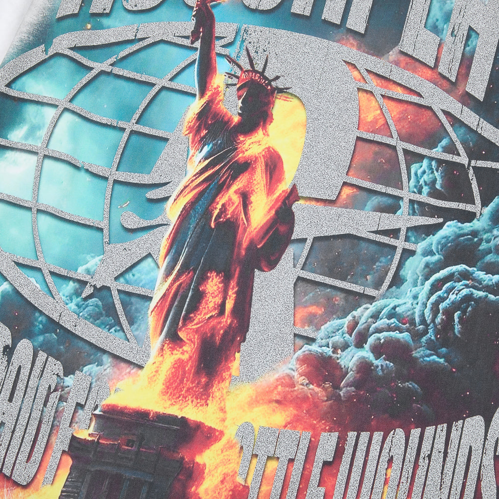 ROUGHPLAY Reversed Statue Of Liberty Vintage Long Sleeve Tee