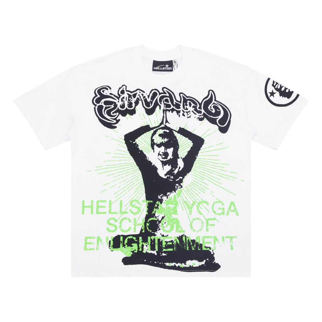 Hellstar Yoga Enlightenment White Tee