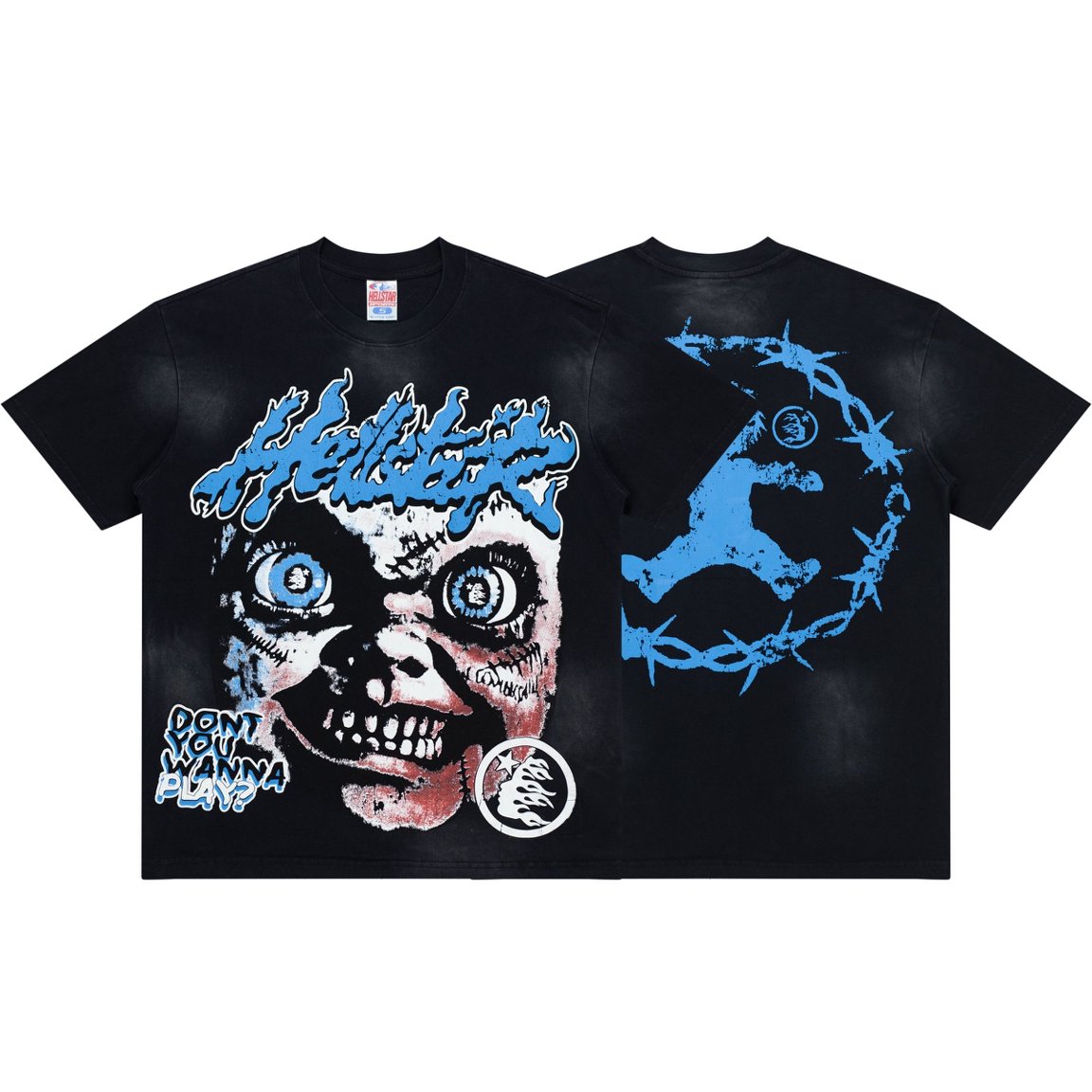 Hellstar Studios Chucky Don't You Wanna Play Graphic T‑Shirt