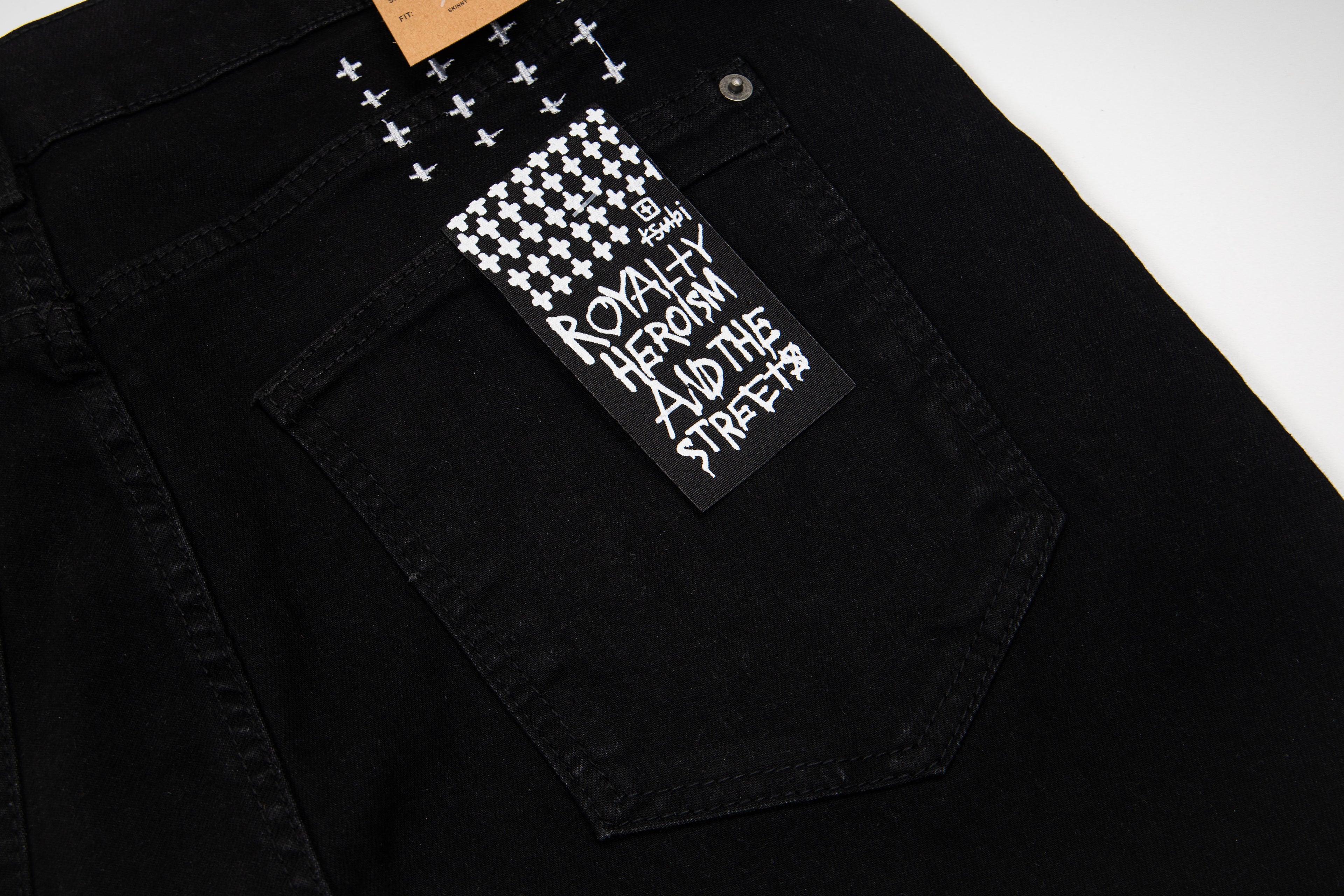 Ksubi Solid Black Slim Fit Jeans